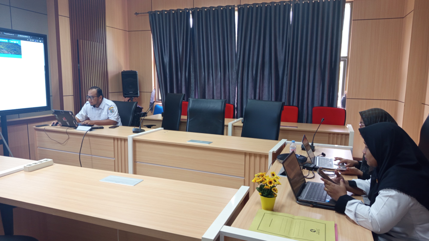 Koordinasi OpenSID antara Desa Libur Dinding dan Diskominfostaper Paser